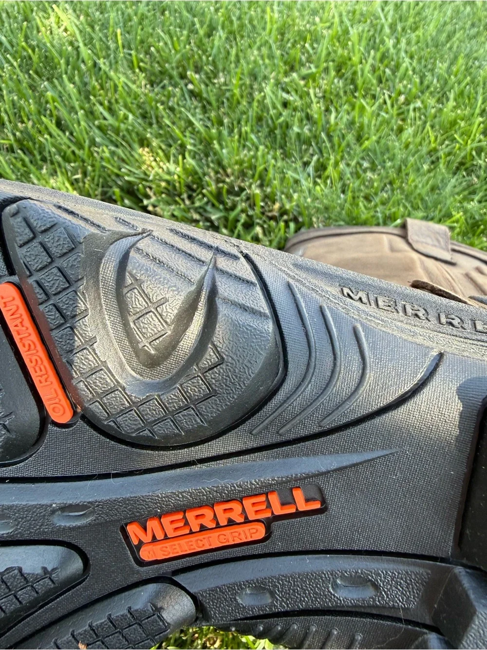 Merrell Men’s 11 Strongfield Leather Pull On Composite Toe Waterproof Boots EUC